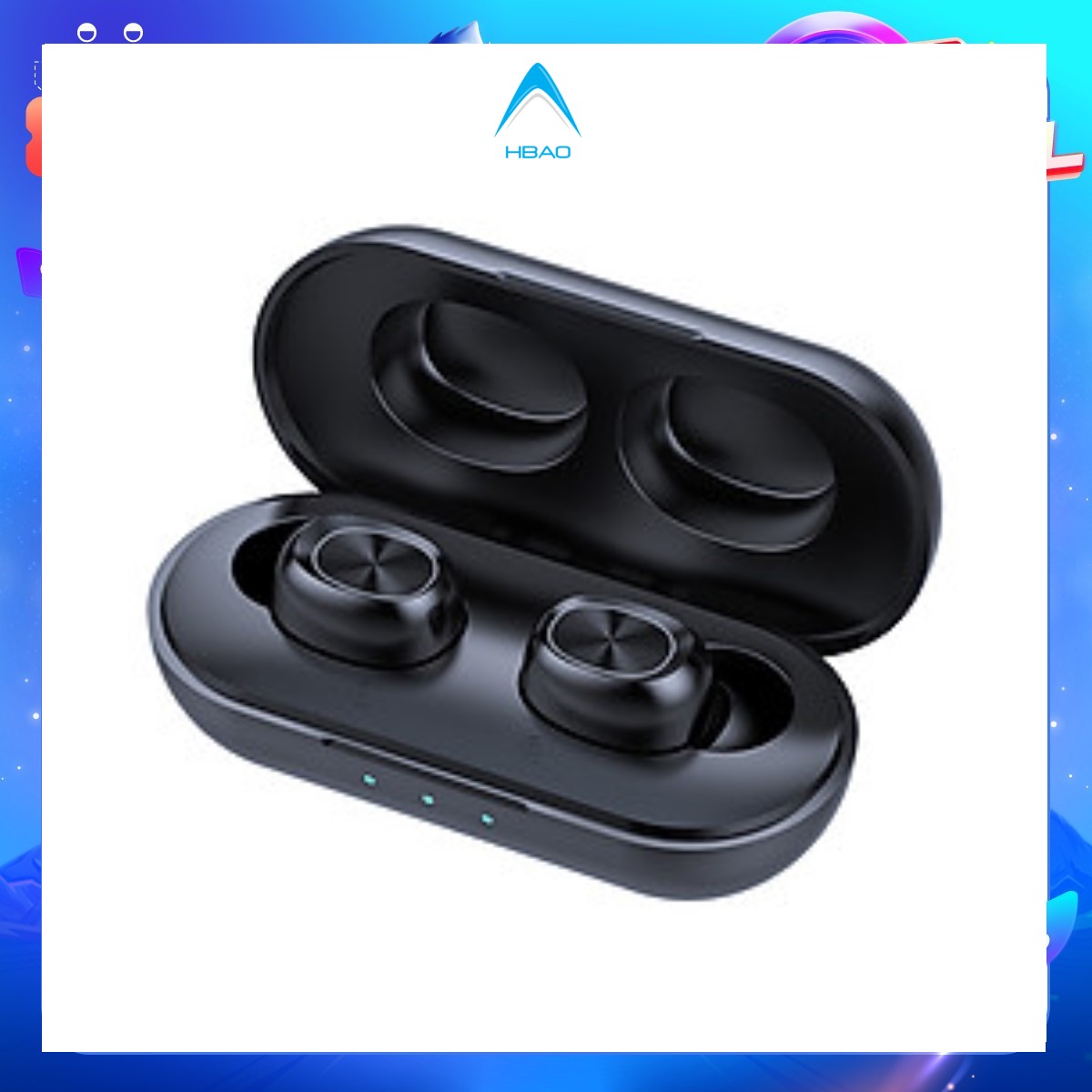 Tai nghe bluetooth không dây b5 v5.0 không dây true wireless cảm ứng vân tay chống thấm nước