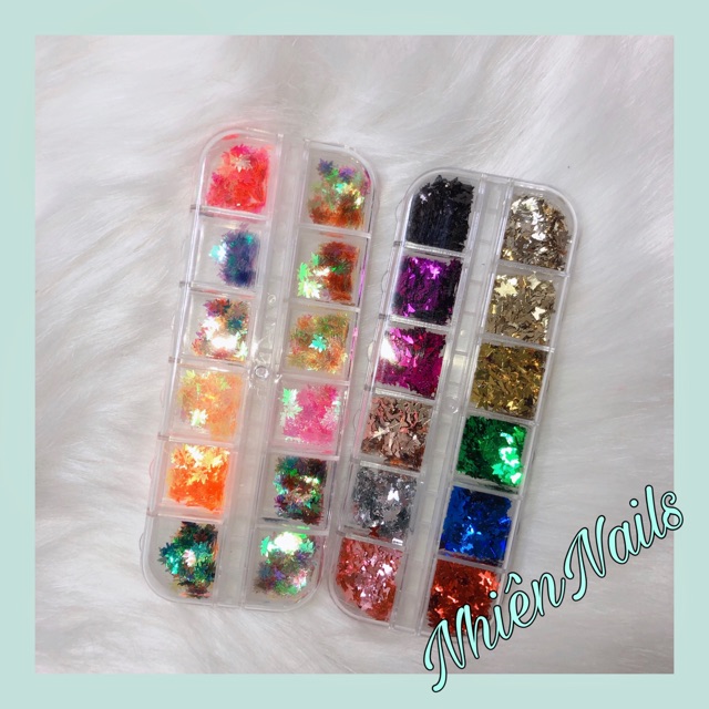 [HCM]SET BƯỚM ?? + LÁ THÔNG ?? TRANG TRÍ NAILS 12 MÀU