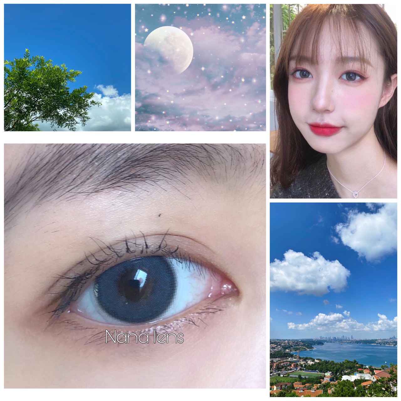 (Mẫu mới về) Lens - Kính áp tròng màu xanh tây có đủ độ cận từ 0 độ đến 6 độ (Tặng kèm khay đựng) Dòng lens sử dụng 12 tháng kể từ ngày mở nắp đeo êm lên màu đẹp không cộm.