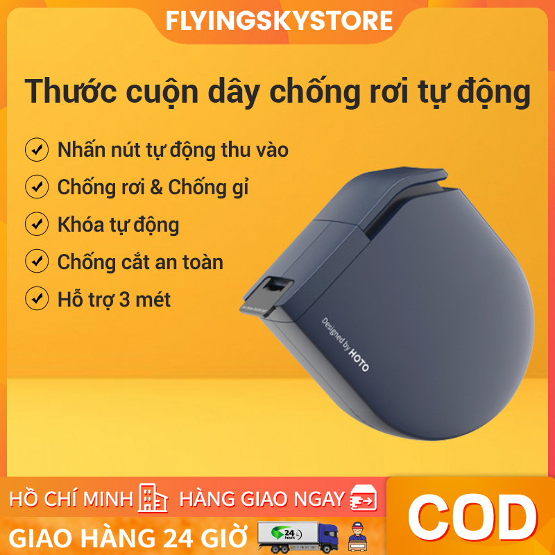 Thước dây hoto có khóa tự động chống rơi và rỉ sét an toàn