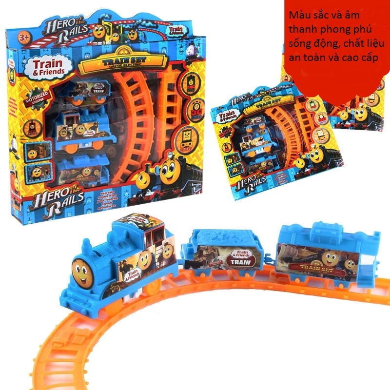 Đồ Chơi Trẻ Em/ đồ chơi lắp ráp đoàn tàu chạy pin dành cho bé, Đồ chơi giải trí và phát triển trẻ em