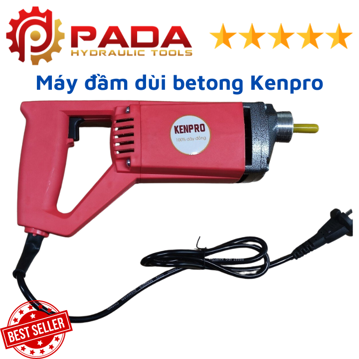 Máy đầm dùi betong cầm tay HIKORA HA1-35G-Kèm cả dây đầm 1m2-Bảo hành 6 tháng