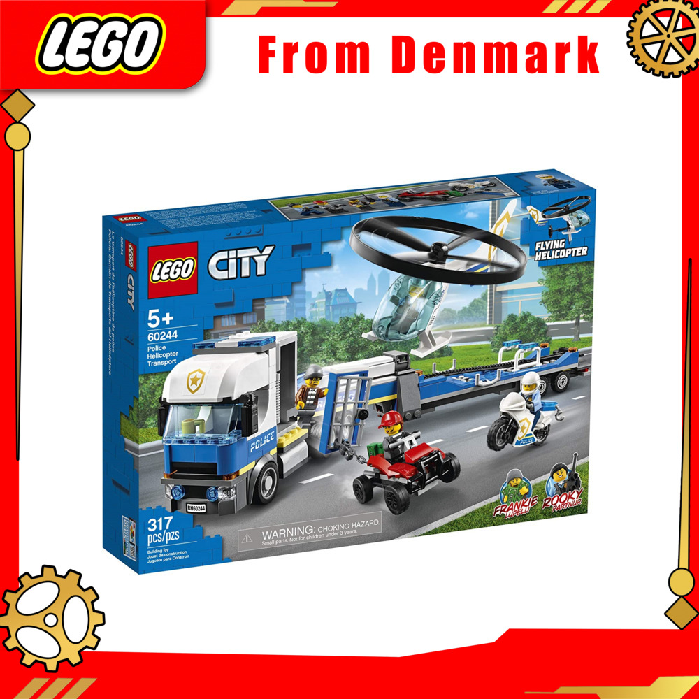 Giảm Giá Lego City Urban Police Transport Helicopter 60244 Police Toys,  Cool Construction Sets For Kids, New 2020 Guaranteed Genuine From Denmark -  Beecost