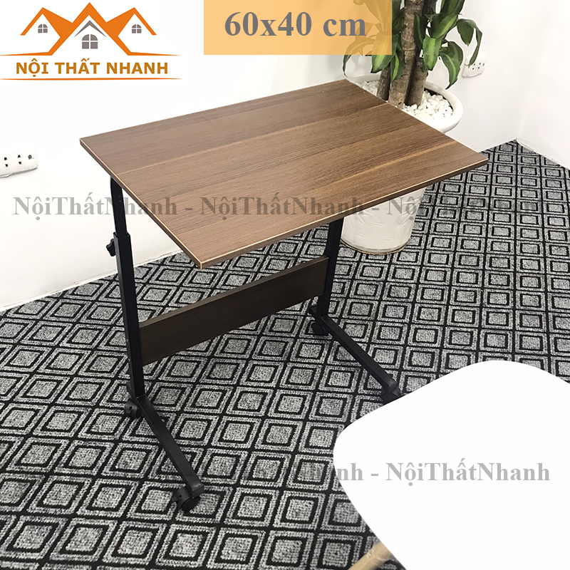 Bàn làm việc đa năng nâng hạ có bánh xe di chuyển