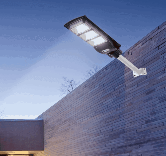 Đèn LED, Đèn Đường Năng Lượng Mặt Trời 90W, Cảm Biến Chuyển Động, Tự Động Sáng Đèn Khi Trời Tối Và Tắt Đèn Khi Trời Sáng- Đèn Năng Lượng Mặt Trời Liền Cảm biến radar, Điều Khiển Anh Sáng, Cảm Biến Chuyển Đông ...