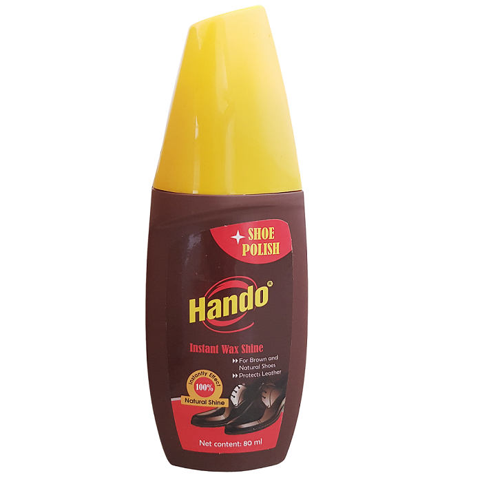 Xi nước đánh giày da nâu hando 80ml