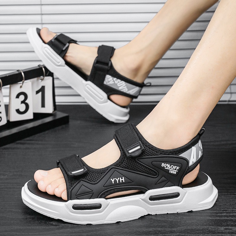 Giày Sandal Nam YYH Đế Cao Đẹp - quai hậu nam học sinh mới