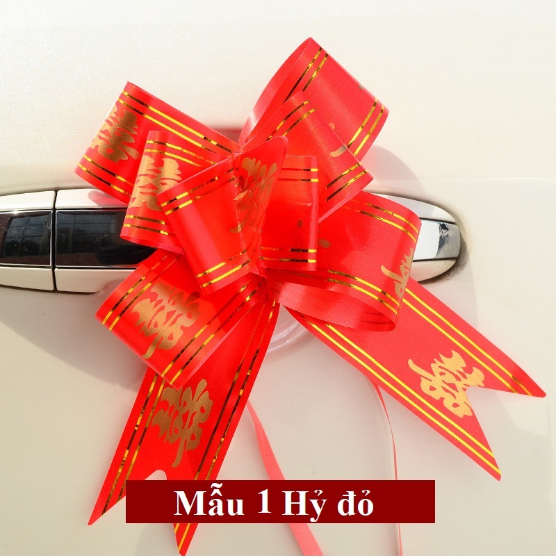 Nơ rút song hỷ trang trí đám cưới