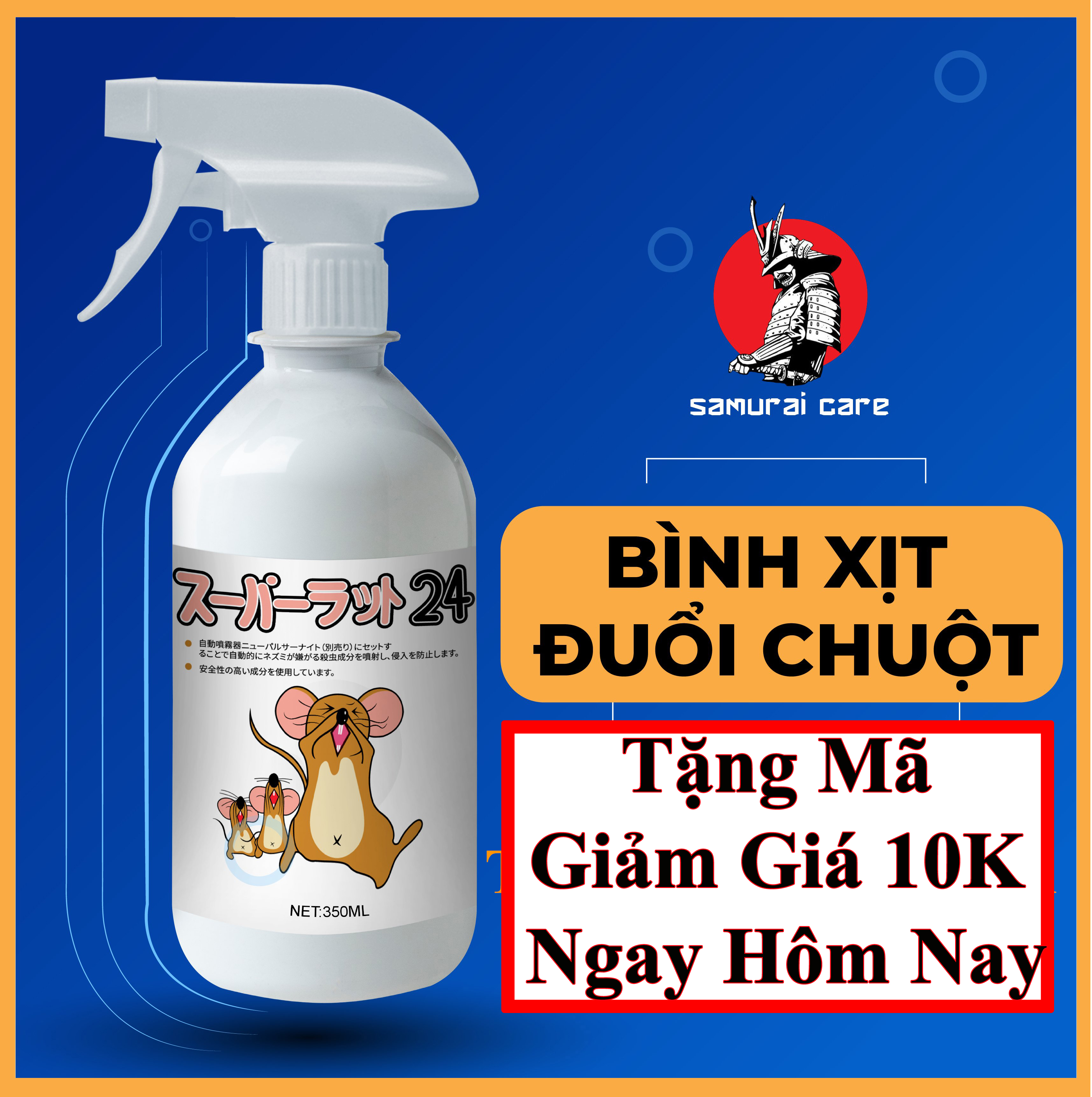 Xịt đuổi chuột đuổi sạch chuột sau 1 tuần xịt không độc hại chất lượng và an toàn
