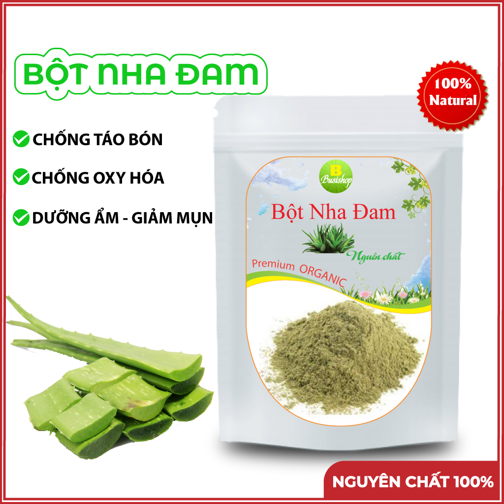 Bột nha đam nguyên chất 100g cao cấp