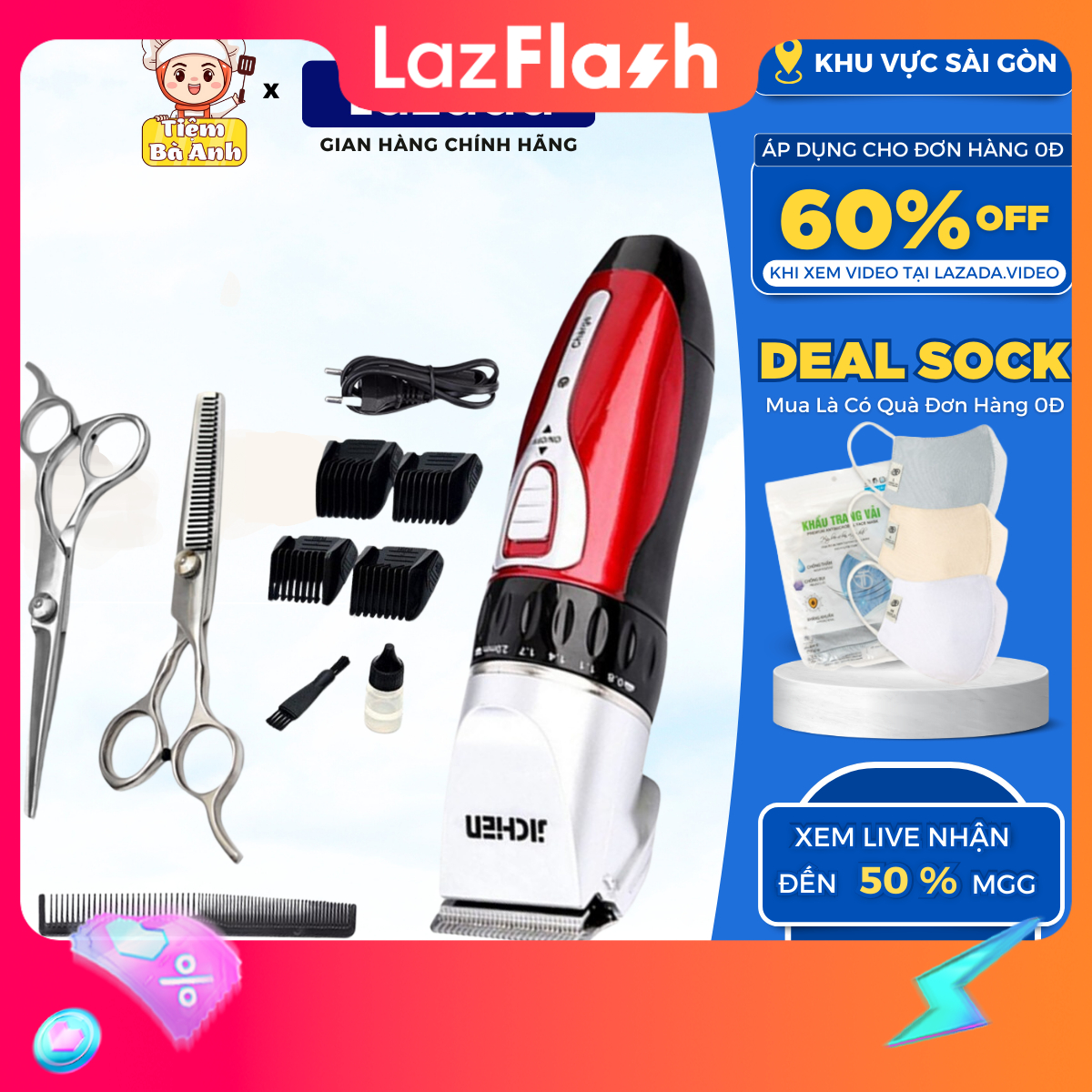 Tông Đơ Cắt Tỉa Lông Chó Mèo Jichen 8017, Bộ Bụng Cụ Làm Đẹp Cho Thú Cưng, Loại Cao Cấp Cắt Ngắn Lông Và Không Ồn