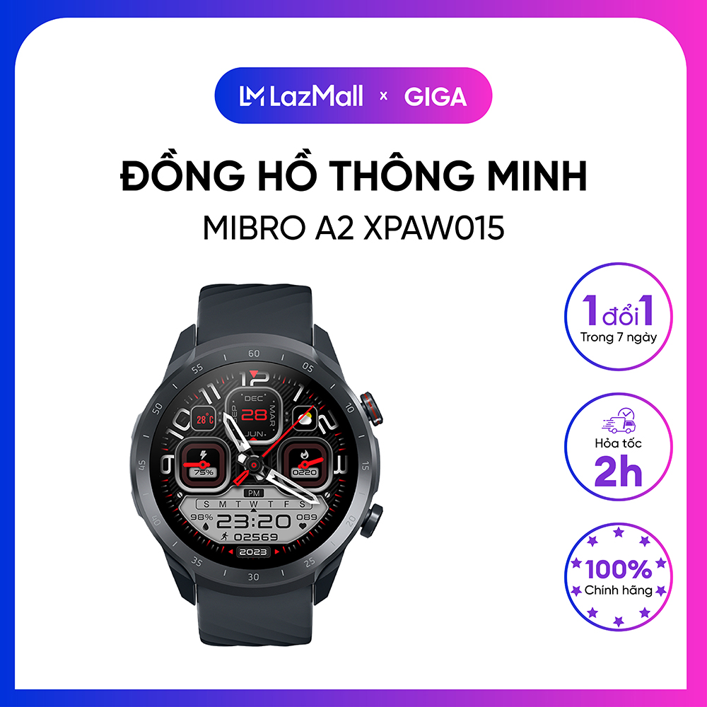 [ Hỏa tốc HN - HCM ]  Đồng hồ thông minh Mibro A2 XPAW015 - BH 12 Tháng