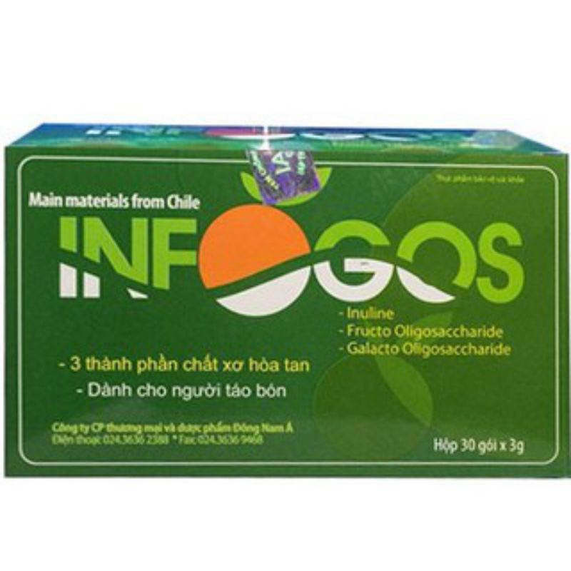 INFOGOS Bổ sung chất xơ, giảm rối loạn tiêu hóa, chống táo bón