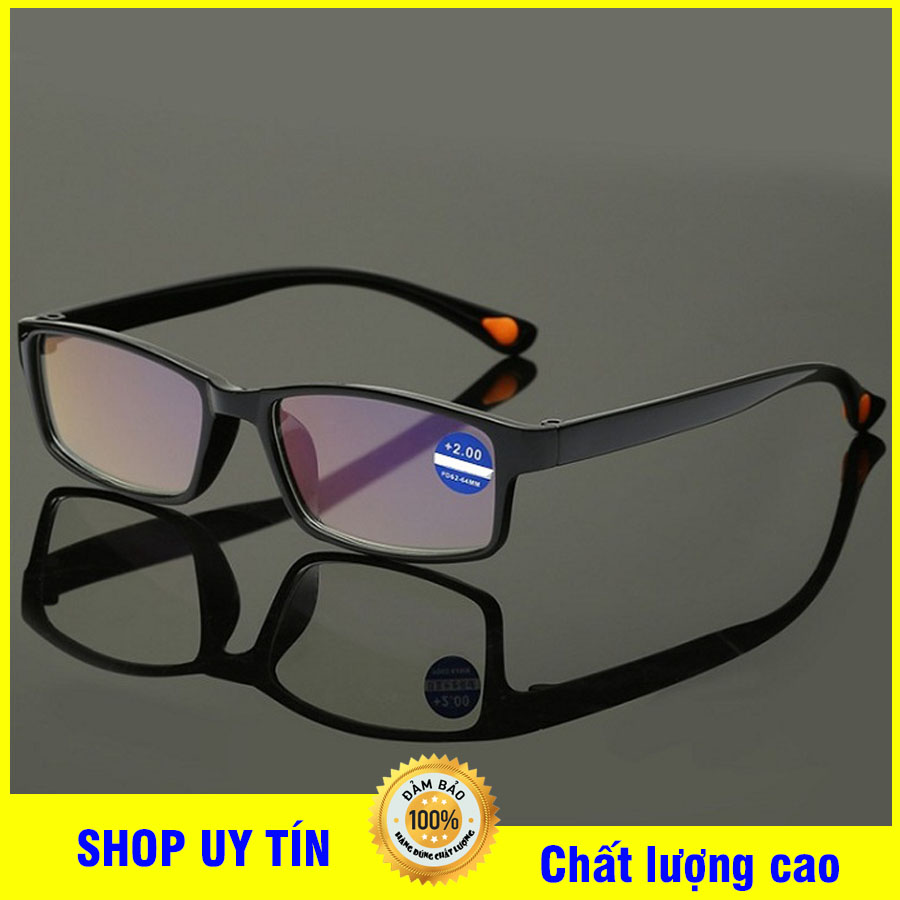 Kính lão thị viễn thị sẵn độ mắt chống UV nam nữ +1.00 đến +4.00 Nhật bản siêu dẻo
