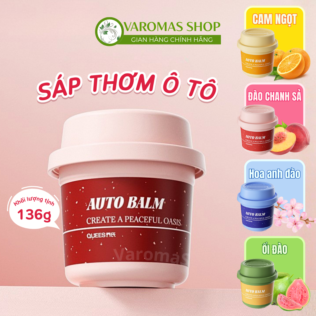 Varomas Car Fragrance Wax Deodorizer Anti-Car Sickness Pleasant Scent Car Decoration St25 Giá 209,900 Đồng*Miễn phí vận chuyển