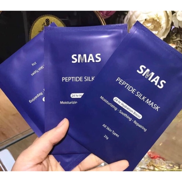 Mặt Nạ Dưỡng Và Phục Hồi Da SMAS Peptide Silk Mask Nhật Bản