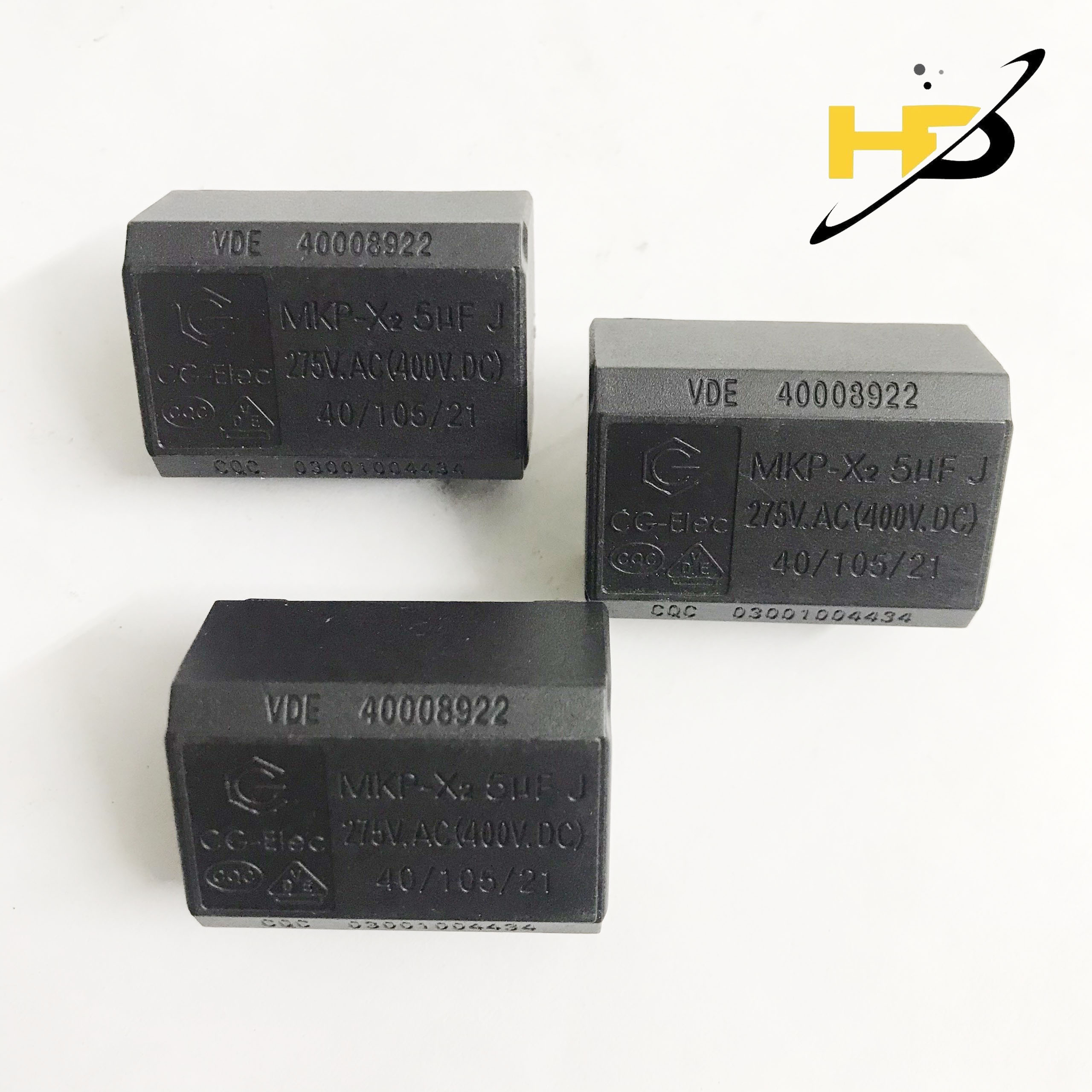 Tụ Bếp Từ 5uF 275VAC Dáng Nằm, Tụ Lọc Nguồn, Tụ Không Phân Cực