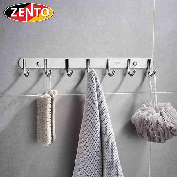 Móc treo quần áo 7 chấu inox 304 zento hb1120-7
