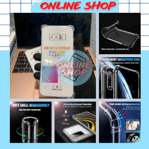Ốp lưng samsung galaxy note 8, note 9, note 10 pro, s8, s8 plus, s9, s10 plus... nhựa dẻo chống sốc- trong suốt