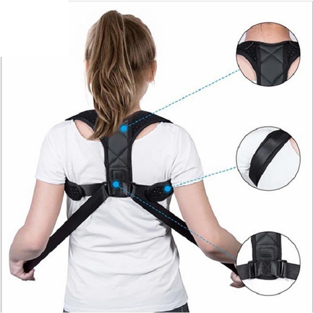 Đai chống gù lưng free size, đai chống gù lưng, chống vẹo cột sống lưng, đau lưng, Đai hỗ trợ cải thiện gù lưng, vẹo cột sống lưng