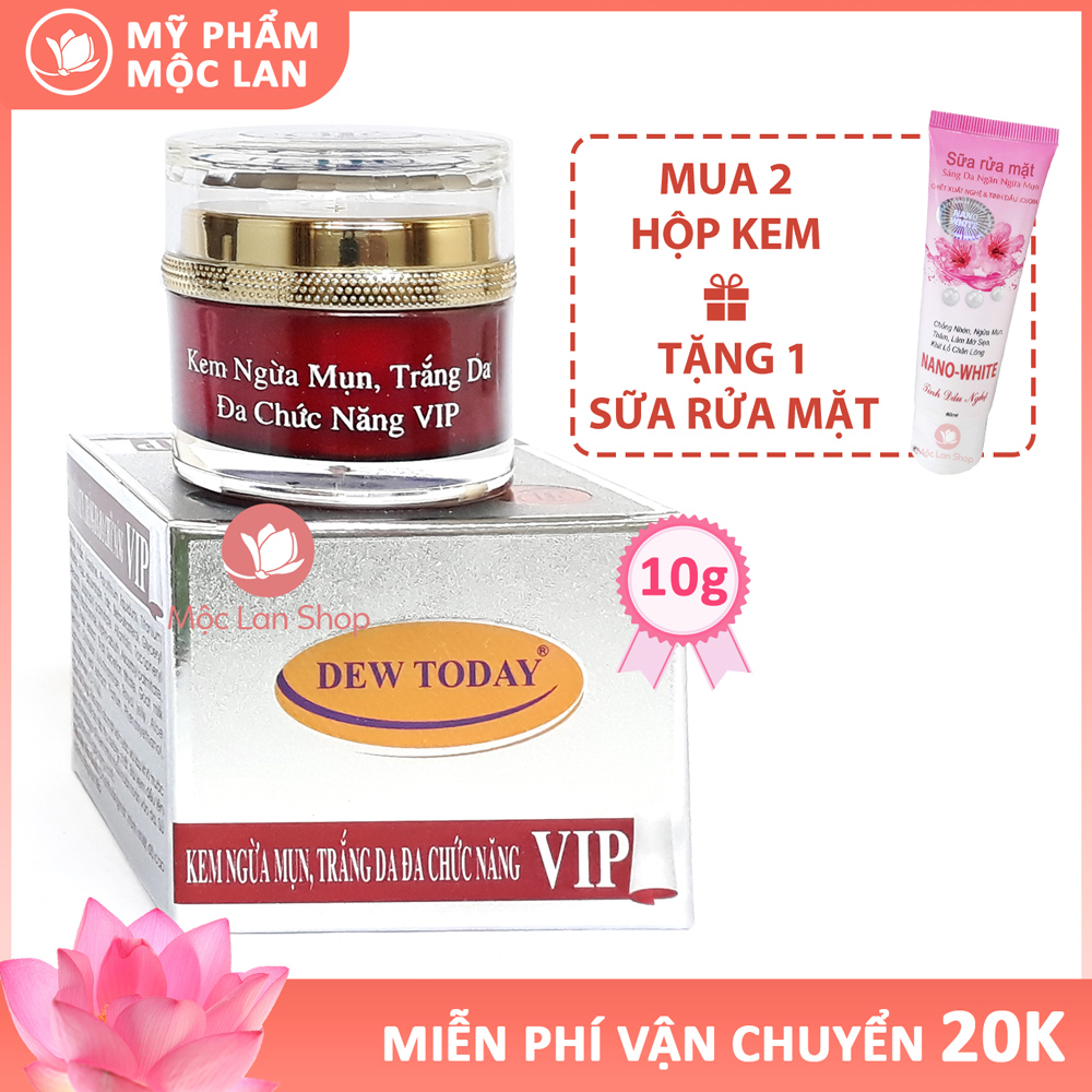 Kem mụn thâm trắng da đa chức năng - Kem mụn Dew Today 10g