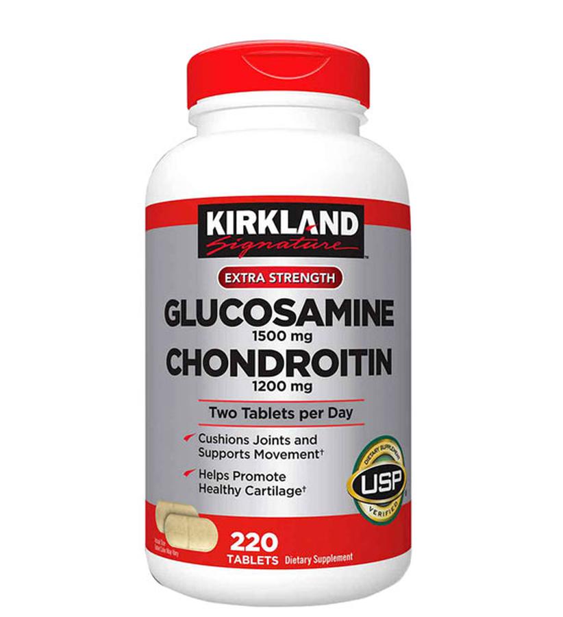 [HCM]Bổ khớp Kirkland Glucosamine Chondroitin Mỹ 220 viên của Mỹ