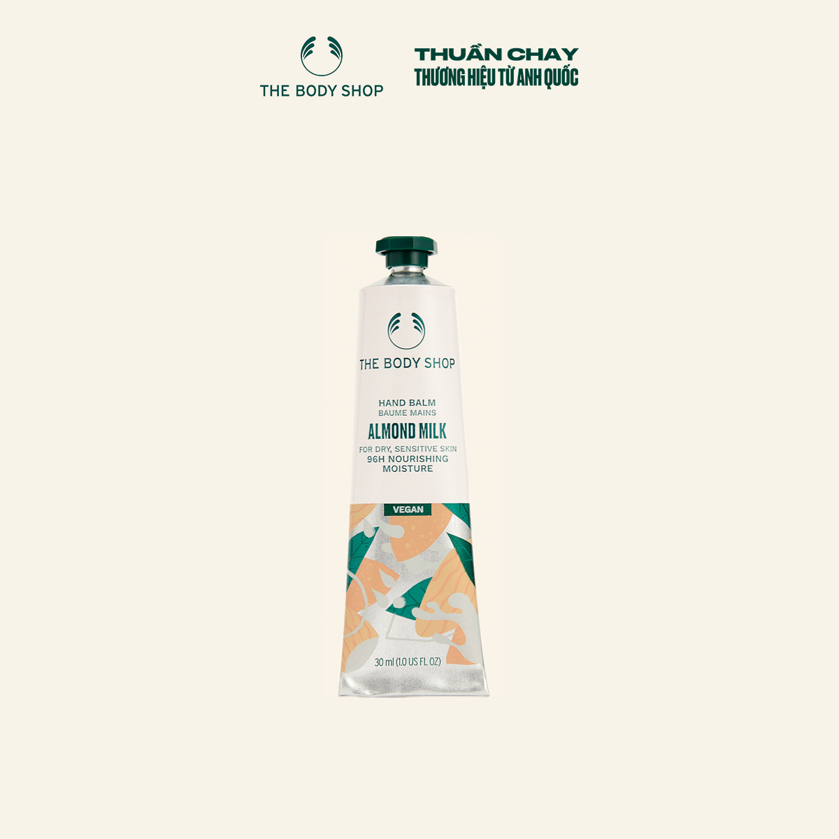 Kem Dưỡng Tay Hương Hạnh Nhân Almond Milk Hand Balm 30ml The Body Shop