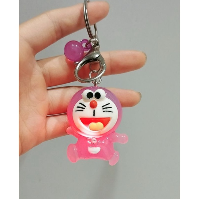 Móc khóa xe máy phát sáng cute ngộ nghĩnh đáng yêu, móc khóa cute, móc khóa hoạt hình
