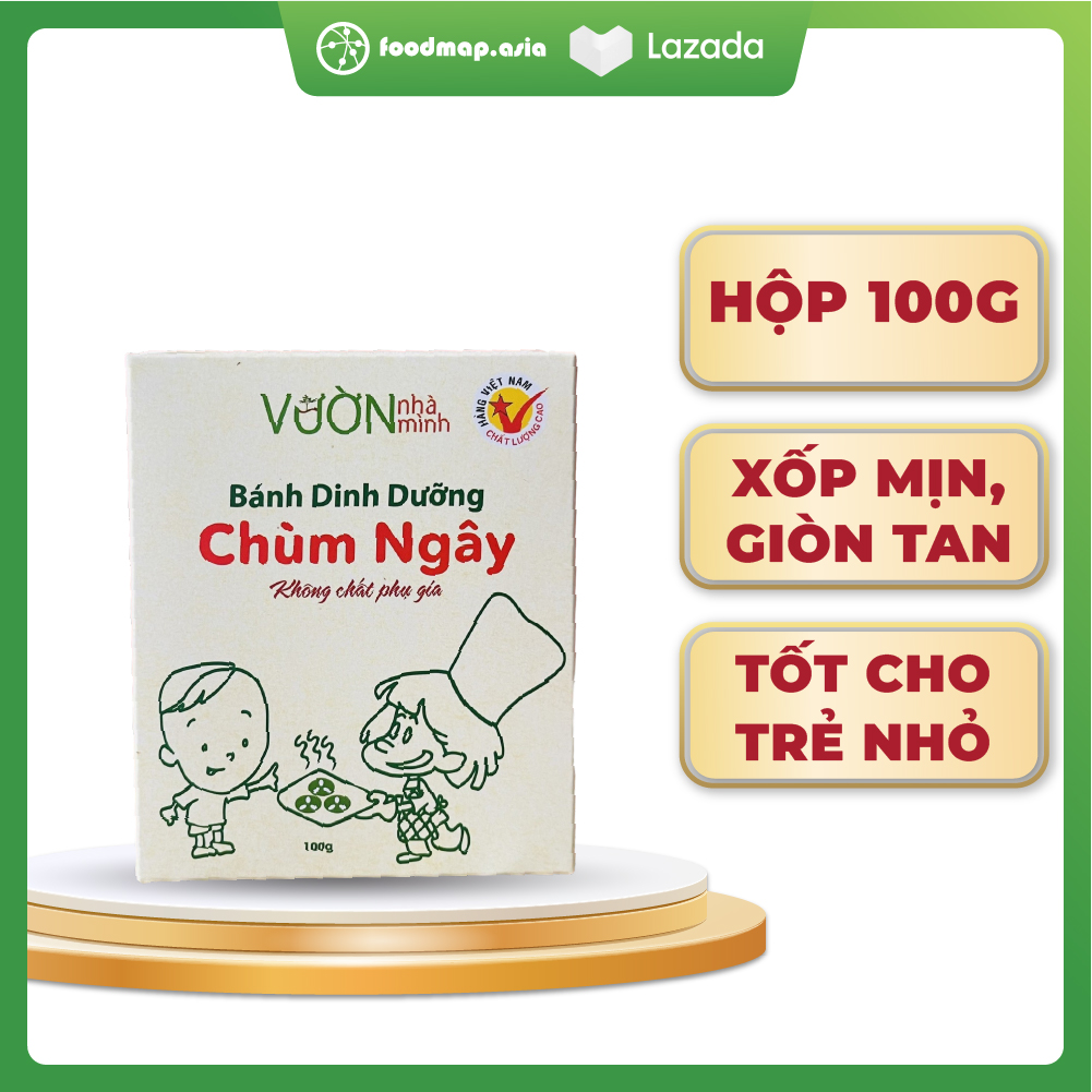 Bánh chùm ngây moringa - vườn nhà mình - hộp 100g