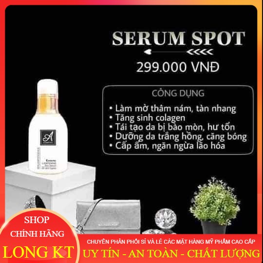 [Mỹ phẩm Chính hãng - A cosmetics Phương anh] Serum Huyết Thanh Spot Escence Serum huyết thanh dưỡng da Spot Esence Acosmetics trắng da tái tạo chống lão hóa mỹ phẩm Phương Anh ACosmetics 50ml