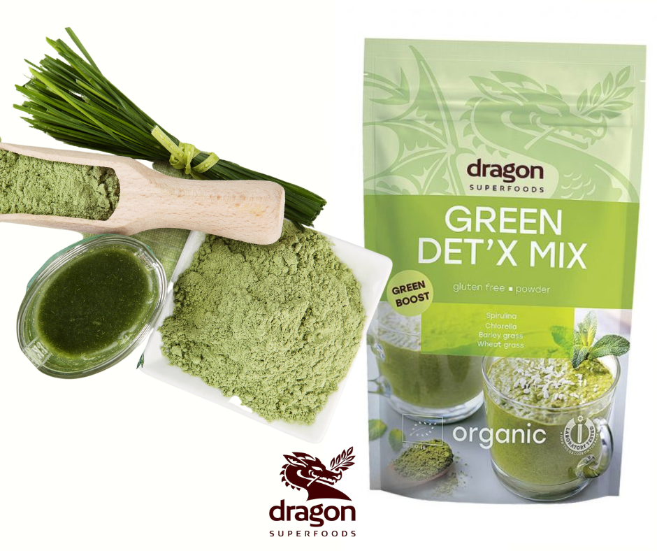 Hỗn hợp xanh thải độc Green Detox mix 200g - Dragon Superfoods