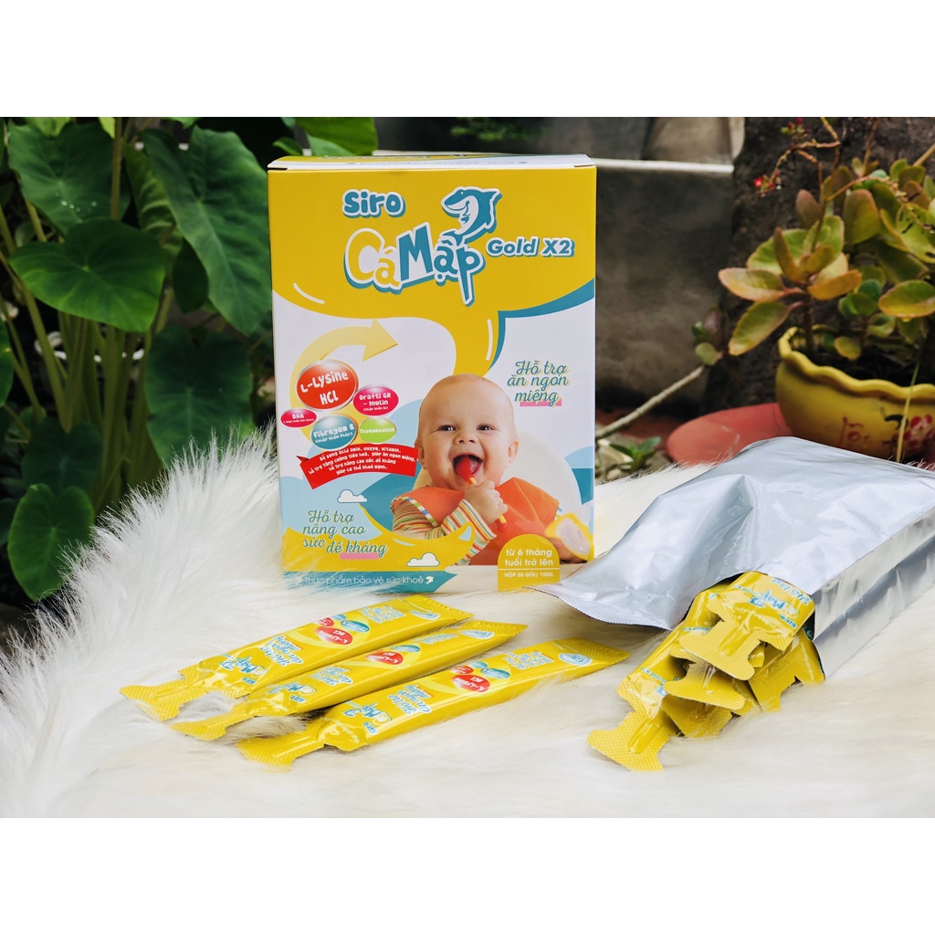 Siro ăn ngon cá mập gold x2 baby shark - mẫu mới 2021