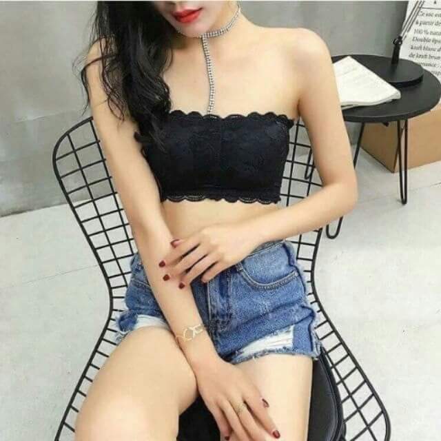 Áo ống ren có kèm mút