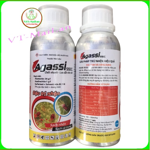 Trừ bọ trĩ - nhện đỏ agasi 55ec chai 210ml