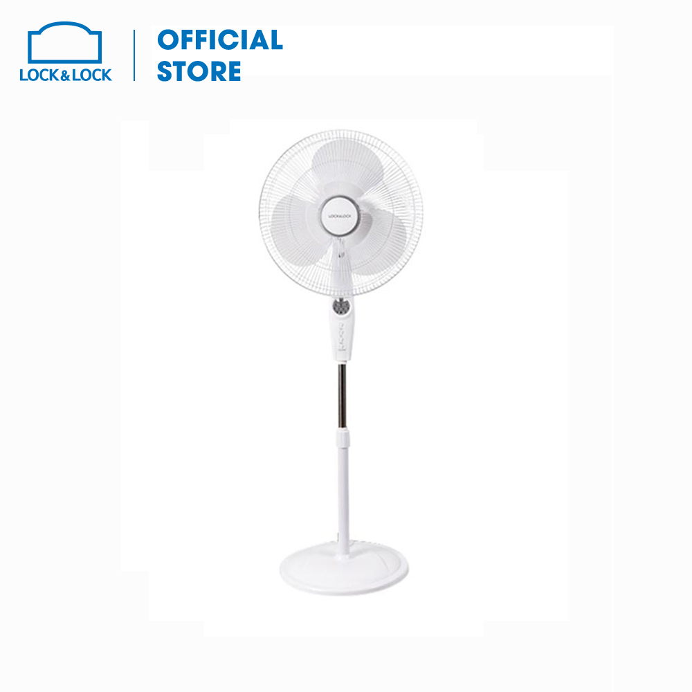 Quạt đứng cao cấp lock&lock - enf116 - ba tốc độ gió - điều khiển từ xa - hẹn giờ đến 7.5 tiếng - động cơ nhôm tiên tiến - chân đế chắc chắn - hàng chính hãng