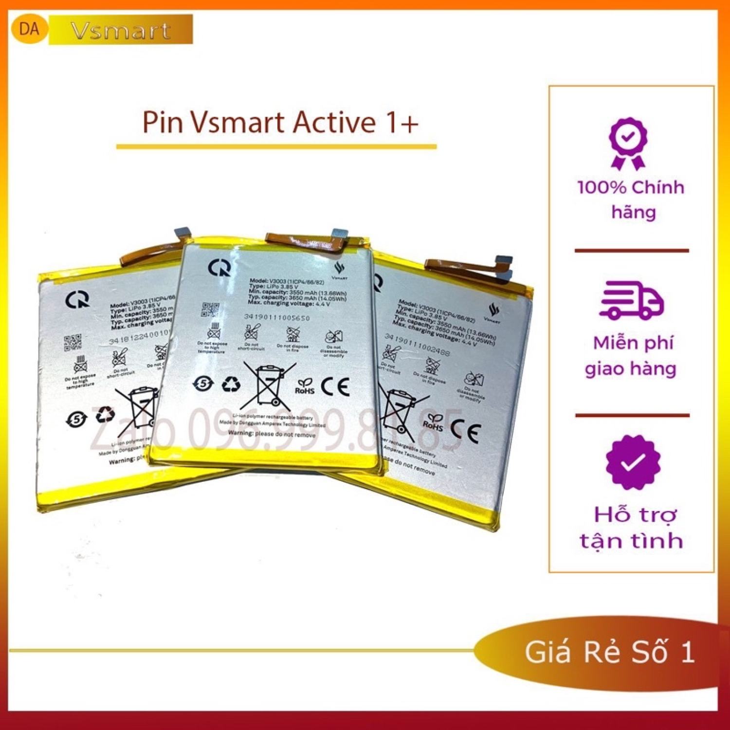 Pin Vsmart Active 1 plus New Chính Hãng