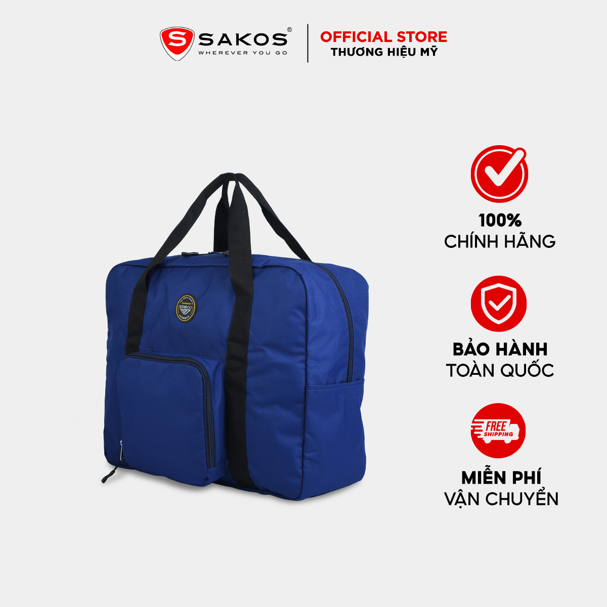  Túi Du Lịch Gấp Gọn STARGO CROLLO - Thiết kế năng động biến hóa linh hoạt. 