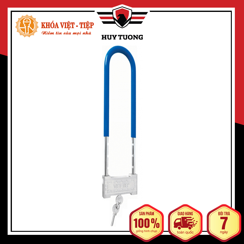 Khóa xe chữ U Việt Tiệp 363 x 106mm ống phi 16mm cao cấp - Huy Tưởng