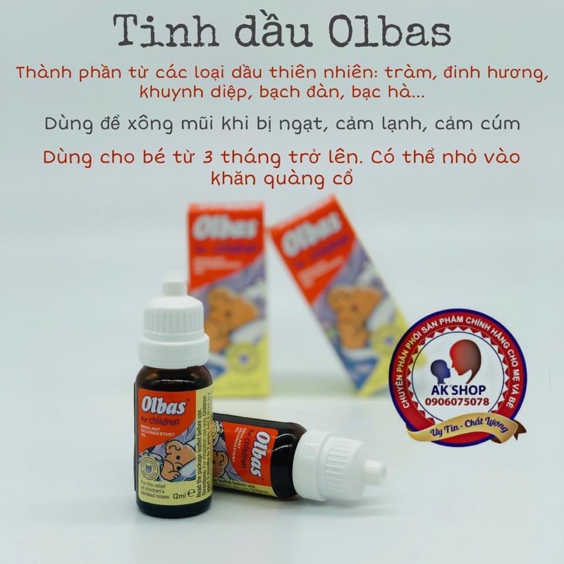 Tinh Dầu Olbas Hành Uk