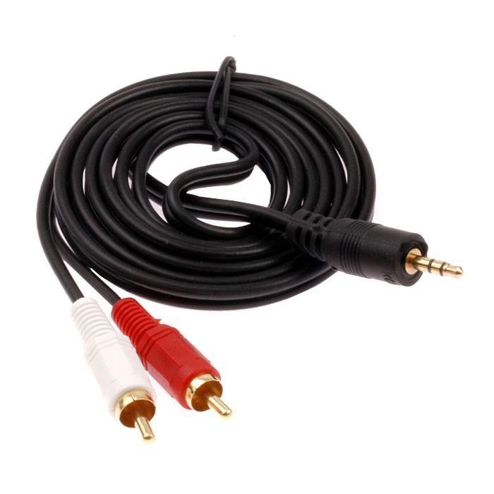 Dây loa 1 đầu 3.5 ra 2 AV dài 5m