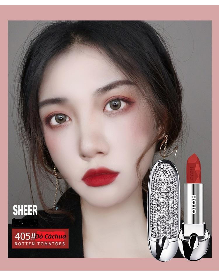 [Hot hot] Son môi Hojo kèm gương soi siêu cute + 2 mask ốc sên