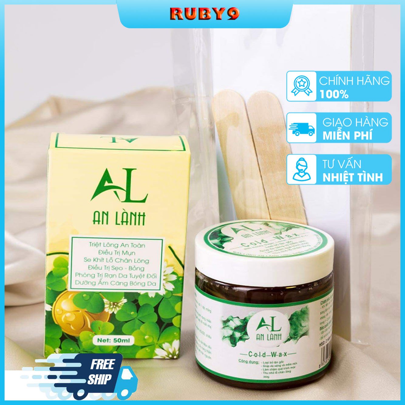 [FREESHIP+QUÀ TẶNG] COMBO WAX LÔNG VÀ MỠ TRĂN AN LÀNH [TẶNG KÈM GIẤY WAX, 2 QUE, 1 MÓN QUÀ XINH]