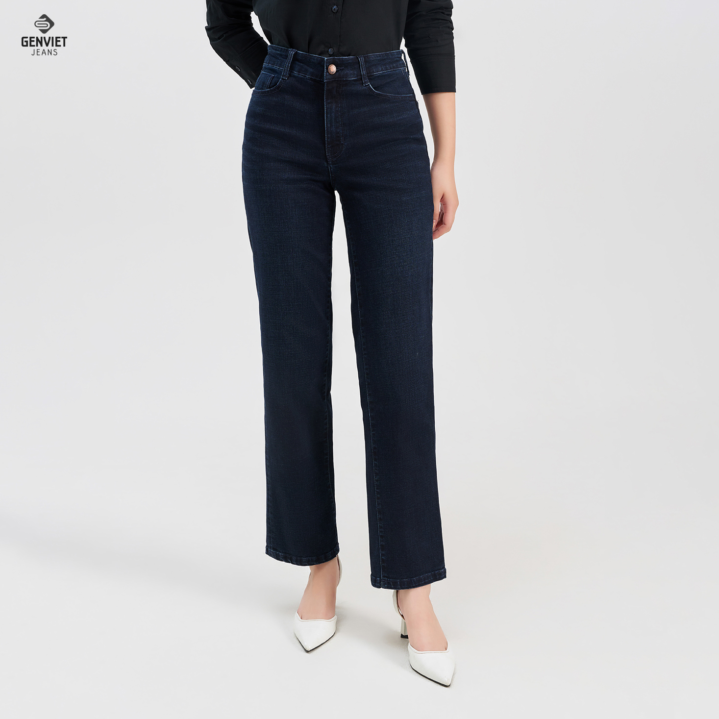 Quần Dài Nữ Jeans Đứng DQ109J8286