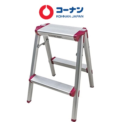 Thang Nhôm KOHNAN chữ A 2/3 bậc, siêu nhẹ, chắc chắn gấp gọn