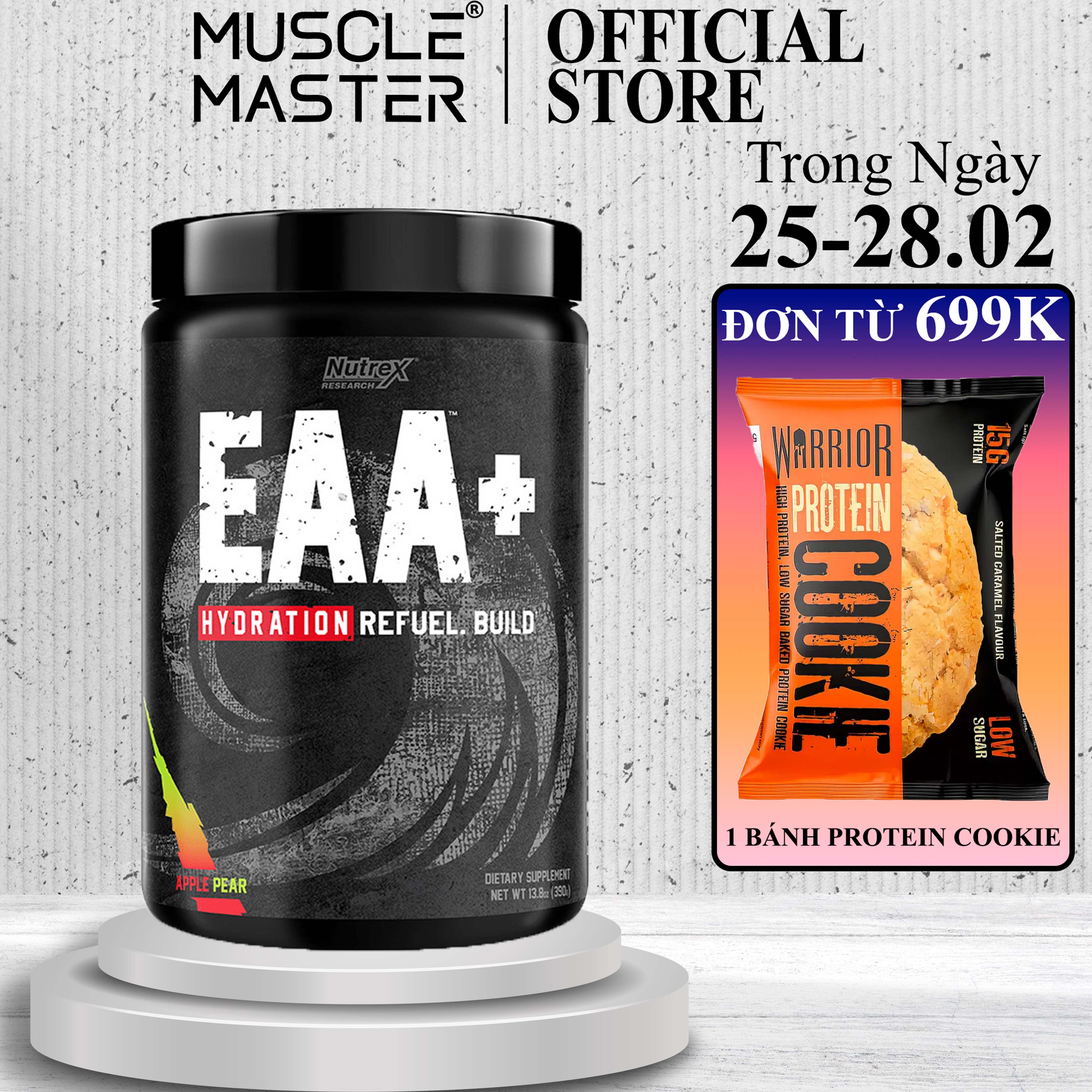 [HCM]Thực Phẩm Bổ Sung Siêu Phục Hồi Cơ Nutrex EAA + Hydration 30 Lần Dùng