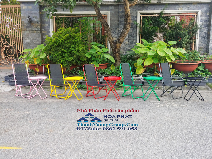 [HCM]{Trending-Mẫu Mới} Ghế xếp cà phê khung sắt sơn tĩnh điện Lưng Cao phù hợp cho quán cà phê trà sữa bia úp