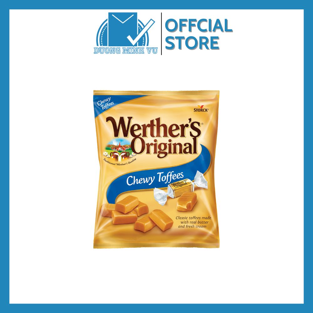 Kẹo Caramen mềm Werther's Original Chewy Toffees 80g