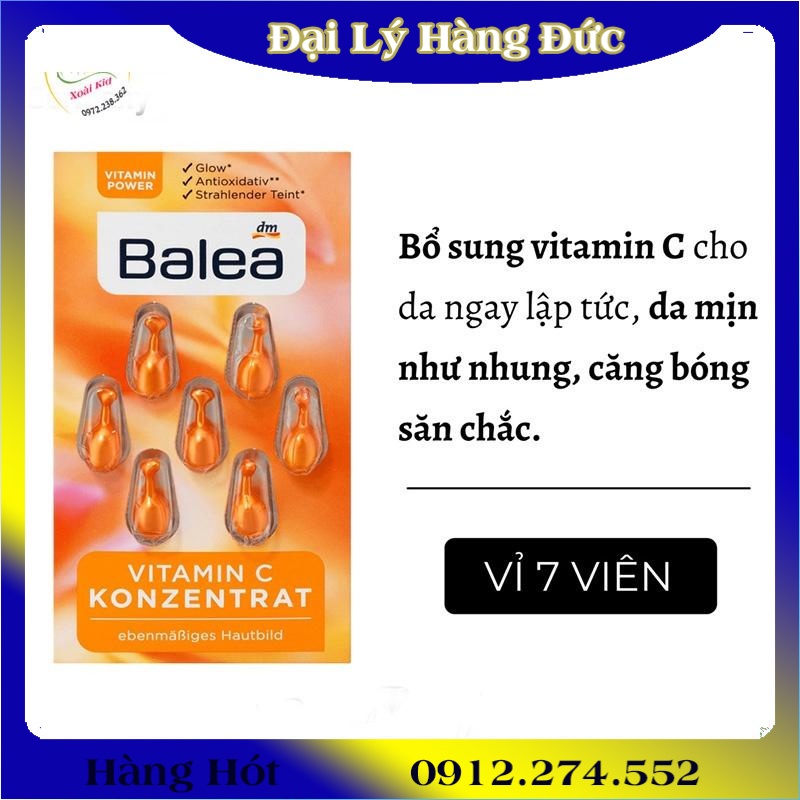 Viên nang dưỡng da Balea Đức