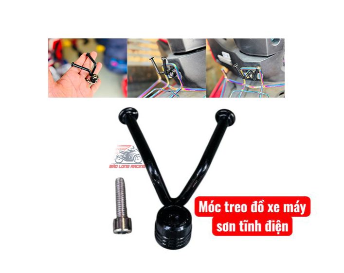 Móc Treo Đồ Xe Máy Râu Dế Sơn Tĩnh Điện tiện Gọn Chắc Chắn bền Đẹp giá tốt