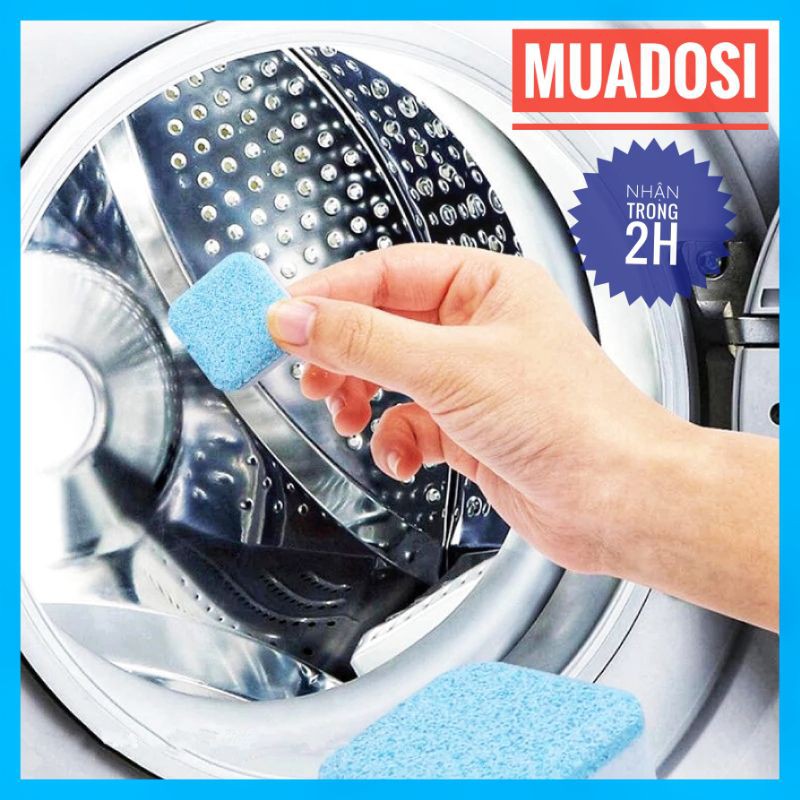 Hộp 12 Viên Tẩy Vệ Sinh Lồng Máy Giặt Tiện Lợi